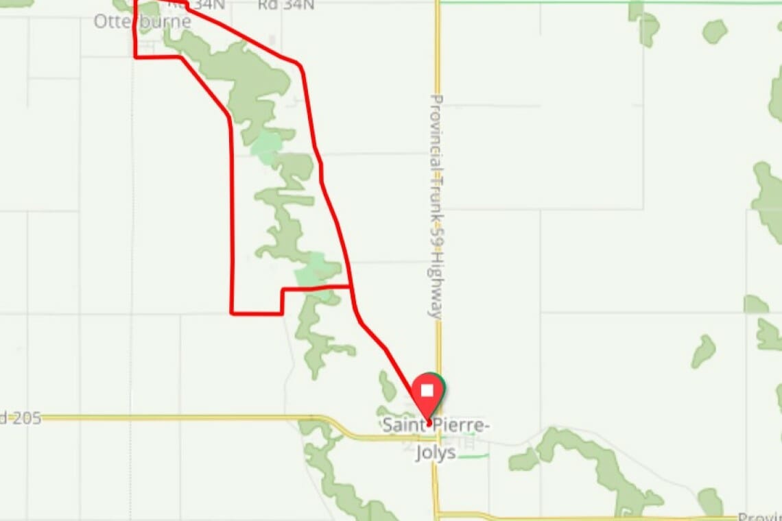 Circuit vélo Saint-Pierre-Jolys – Bonjour Manitoba